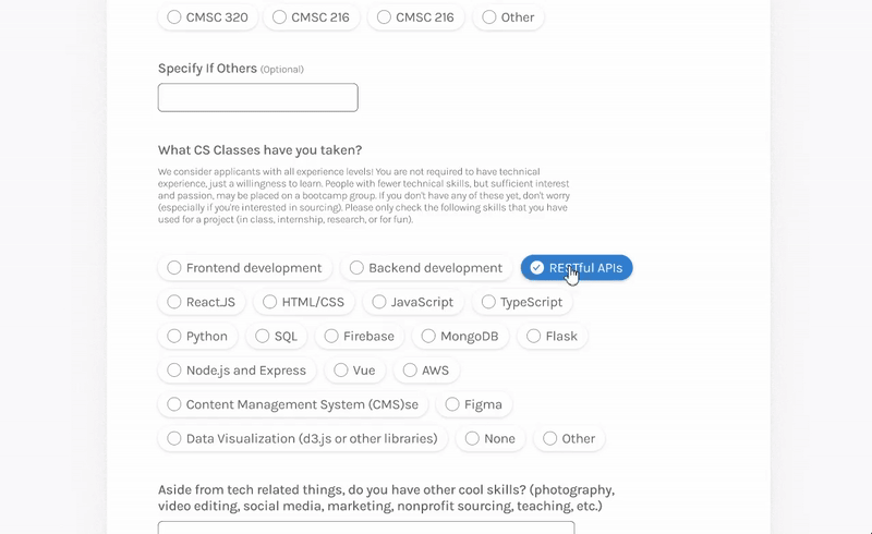 HackImpact Application Portal